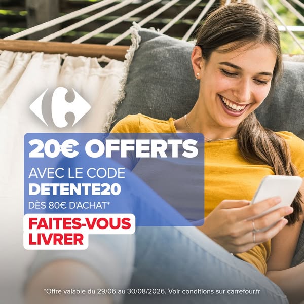 Carrefour Meta ad example started 2026-07-01: Carrefour Livraison, Carrefour Livraison