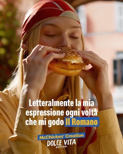 McDonald's Meta ad example started 2026-08-19: McChicken&reg; Il Romano