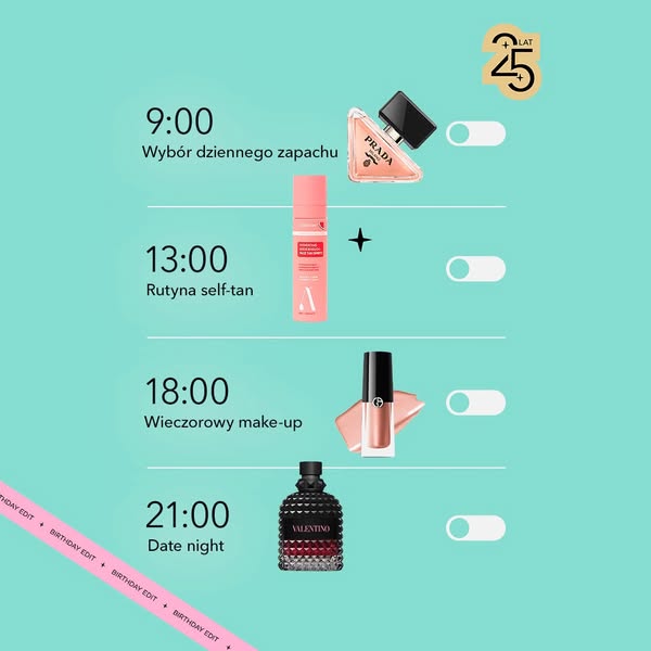 Perfumerie Douglas Polska Meta ad example started 2026-09-25: Urodzinowe Oferty - Douglas 25 lat