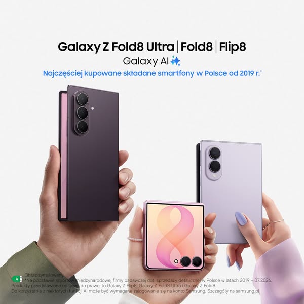 Samsung Meta ad example started 2026-08-07: Poznaj serię Galaxy Z! 💫