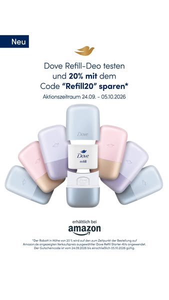Dove Meta ad exemple commenc&eacute; 2026-09-24: 20% sparen, 20% sparen