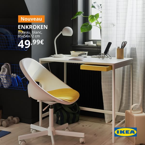 IKEA Meta ad example started 2026-08-05: &Agrave; d&eacute;couvrir, &Agrave; d&eacute;couvrir, &Agrave; d&eacute;couvrir, &Agrave; d&eacute;couvrir
