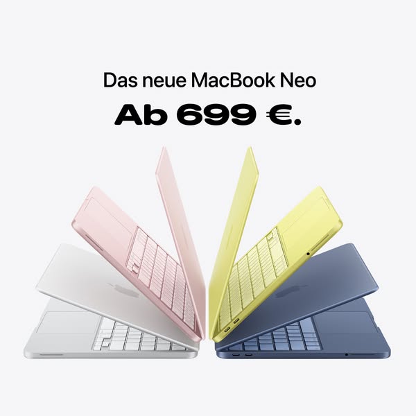 Apple Meta ad ejemplo iniciado 2026-03-28: MacBook Neo kaufen