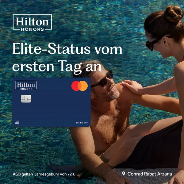 Hilton Meta ad example started 2026-07-07: Status-Upgrade? Erledigt, Status-Upgrade? Erledigt, Status-Upgrade? Erledigt, Status-Upgrade? Erledigt, Status-Upgrade? Erledigt, Status-Upgrade? Erledigt