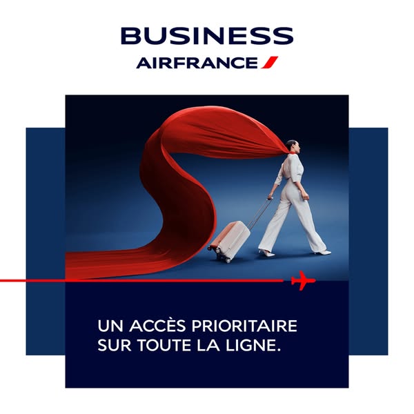 Air France Meta ad example started 2026-07-03: Un parcours fluide, Un parcours fluide