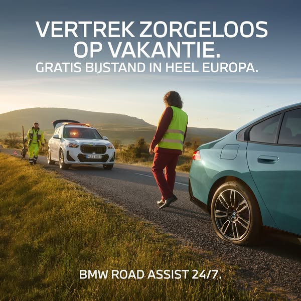 BMW Belgium Luxembourg Meta ad przykład rozpoczęty 2026-06-24: BMW Road Assist 24/7, BMW Road Assist 24/7