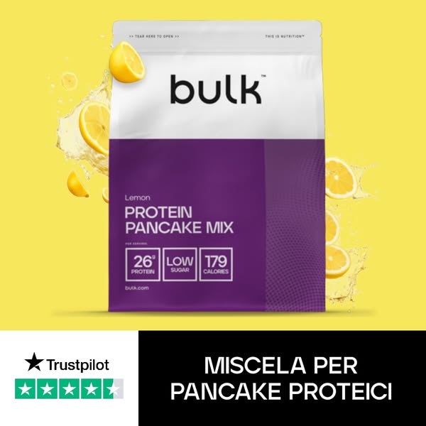 bulk Meta ad example started 2025-10-10: Miscela per Pancake Proteici - Banana - 1kg - €23.61, Miscela per Pancake Proteici - Burro di arachidi - 500g - €14.99, Miscela per Pancake Proteici - Limone - 1kg - €17.31, Miscela per Pancake Proteici - Sciroppo d'acero - 500g - €19.99, Miscela per Pancake Proteici - Limone - 500g - €10.99, Miscela per Pancake Proteici - Mirtillo - 1kg - €17.31