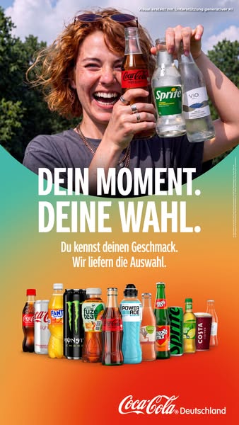 Coca-Cola Meta ad exemple commenc&eacute; 2026-08-05: W&auml;hle nach deinem Geschmack!, W&auml;hle nach deinem Geschmack!, W&auml;hle nach deinem Geschmack!, W&auml;hle nach deinem Geschmack!