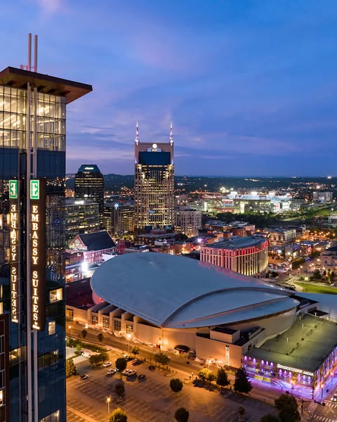 Hilton Meta ad example started 2026-07-09: Hilton Atlanta, Signia by Hilton Atlanta Georgia World Congress Center, Conrad Nashville, Embassy Suites by Hilton Nashville Downtown, Bankers Alley Hotel Nashville Tapestry Collection by Hilton, Graduate by Hilton Nashville