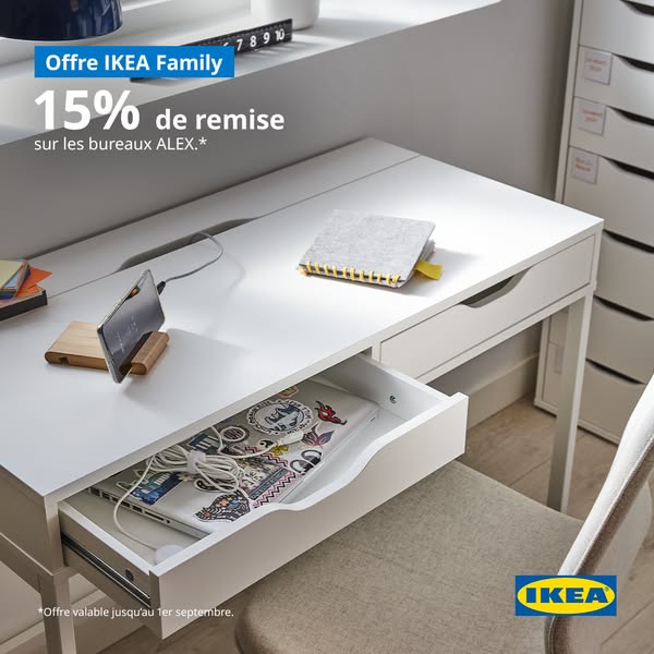 IKEA Meta ad example started 2026-08-05: Profitez-en, Profitez-en, Profitez-en, Profitez-en