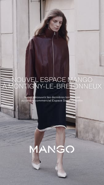 Mango Meta ad example started 2026-09-02: Nouvel espace MANGO &agrave; Montigny-le-Bretonneux