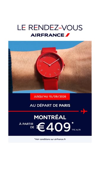 Air France Meta ad exemple commenc&eacute; 2026-09-11: Jusqu'au 15 septembre !, Jusqu'au 15 septembre !