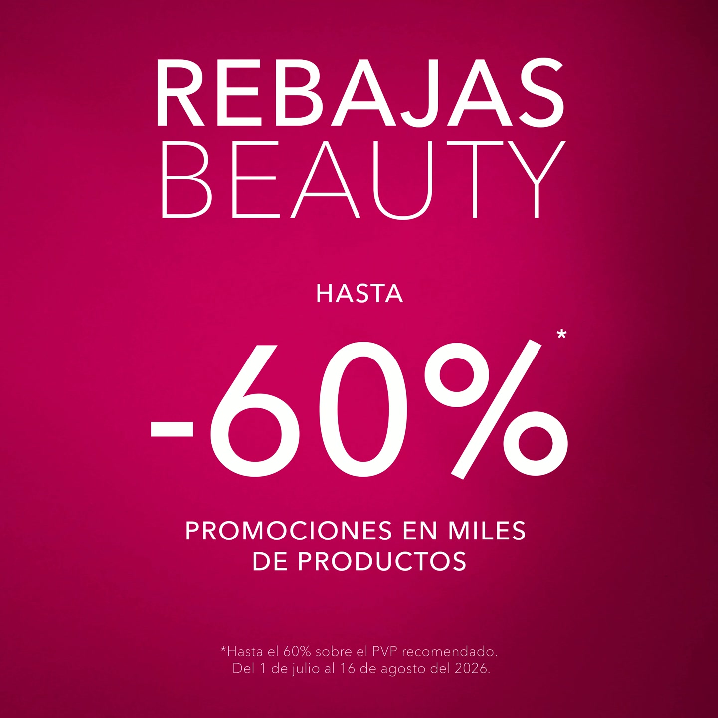 Douglas Cosmetics Spain Meta ad example started 2026-07-17: ¡Empezaron las REBAJAS!💖, ¡Empezaron las REBAJAS!💖, ¡Empezaron las REBAJAS!💖, ¡Empezaron las REBAJAS!💖, ¡Empezaron las REBAJAS!💖, ¡Empezaron las REBAJAS!💖, ¡Empezaron las REBAJAS!💖