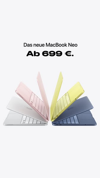 Apple Meta ad ejemplo iniciado 2026-03-28: MacBook Neo kaufen