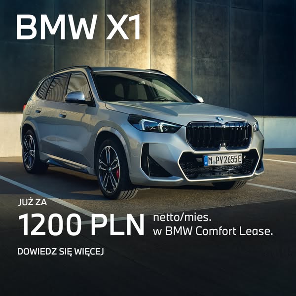 BMW Polska Meta ad przykład rozpoczęty 2026-09-17: BMW X1 teraz w wyjątkowej ofercie., BMW X1 teraz w wyjątkowej ofercie.