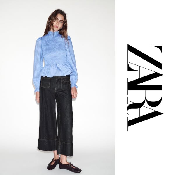 ZARA Meta ad example started 2026-04-24: ZARA WOMAN, ZARA WOMAN, ZARA WOMAN, ZARA WOMAN, ZARA WOMAN, ZARA WOMAN