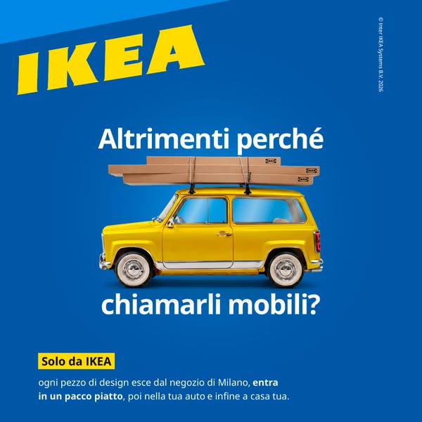 IKEA Meta ad example started 2026-06-11: Solo da IKEA