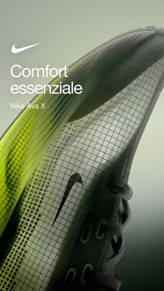 Nike Meta ad example started 2026-06-12: Le ali ai piedi con Nike Ava X, Le ali ai piedi con Nike Ava X