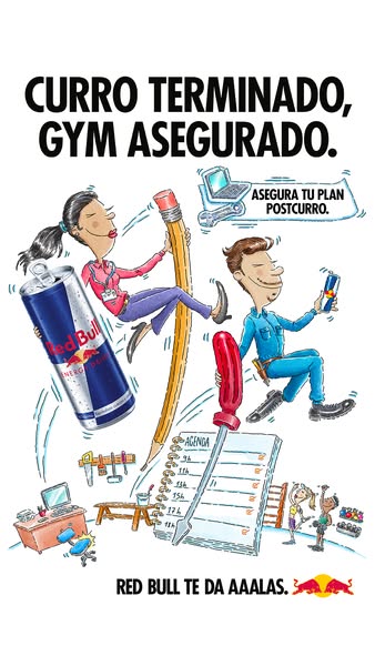 Red Bull España Meta ad example started 2026-06-09: AAALAS PARA TU CURRO, AAALAS PARA TU CURRO, AAALAS PARA TU CURRO