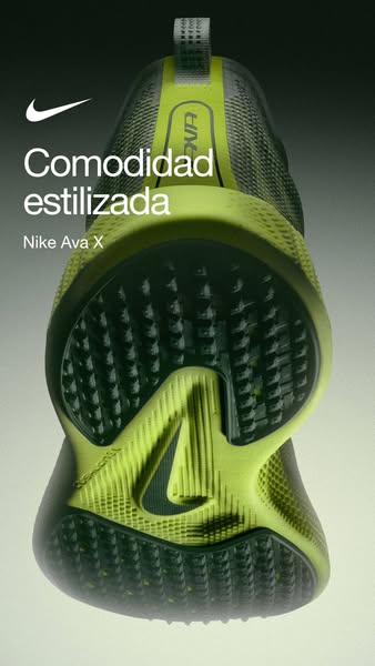 Nike Meta ad example started 2026-06-12: Camina ligero con las Nike Ava X, Camina ligero con las Nike Ava X