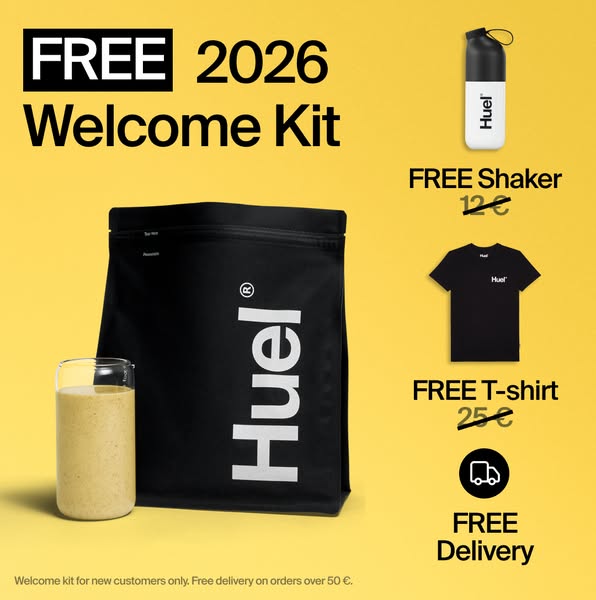 Huel Meta ad example started 2026-01-21: 🚫 Stop Choosing Between Easy and Nutritious, 🚫 Smettila di scegliere tra facile e nutriente, 🚫 Arrêtez de choisir entre facilité et nutrition, 📉 Reducir las calorías no significa recortar la proteína.