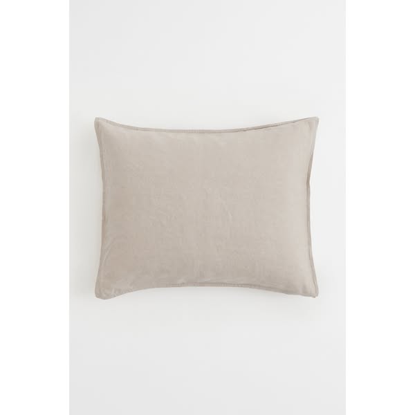 H&M HOME Meta ad example started 2026-04-24: Kopfkissenbezug aus gewaschenem Leinen, Kopfkissenbezug aus gewaschenem Leinen, Duschvorhangringe, Duschvorhangringe, Leinenbettwäsche für Einzelbett, Leinenbettwäsche für Einzelbett